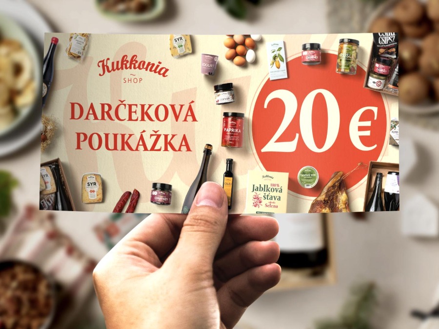 Darčeková poukážka 20 EUR