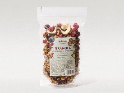 Mogyorós granola gyümölcsökkel