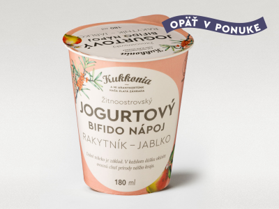 Bifido joghurt ital - alma homoktövis / 180 ml